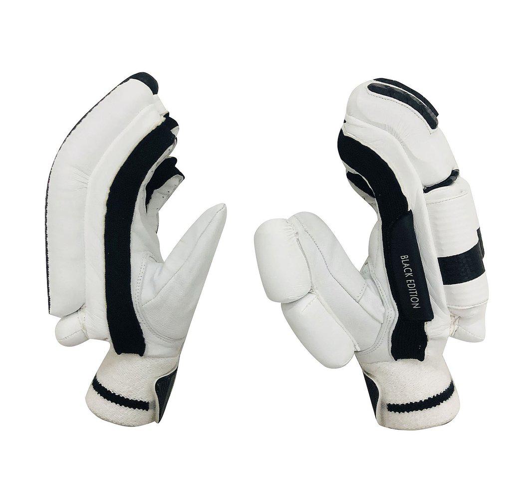 Mighty Willow Black Edition Batting Gloves Batting Gloves ecricstore