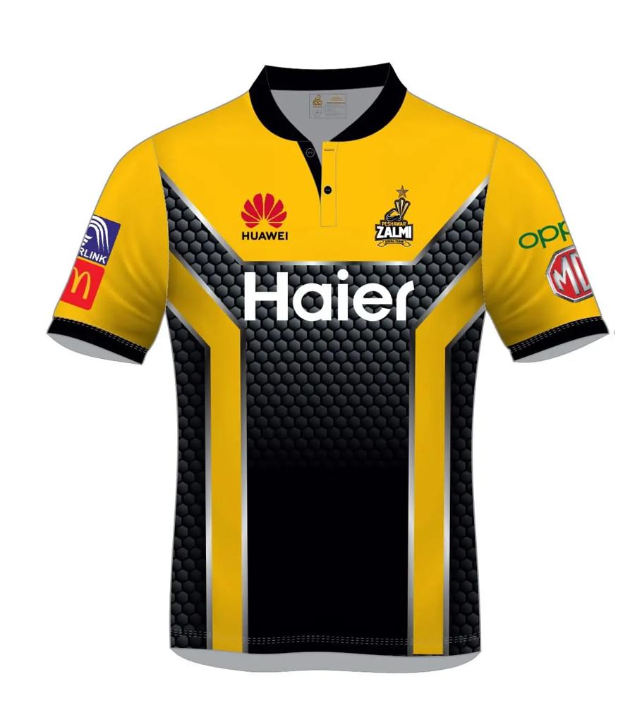 ZALMI OFFICIAL PLAYING SHIRT - PSL 6 Jersey Peshawar Zalmi