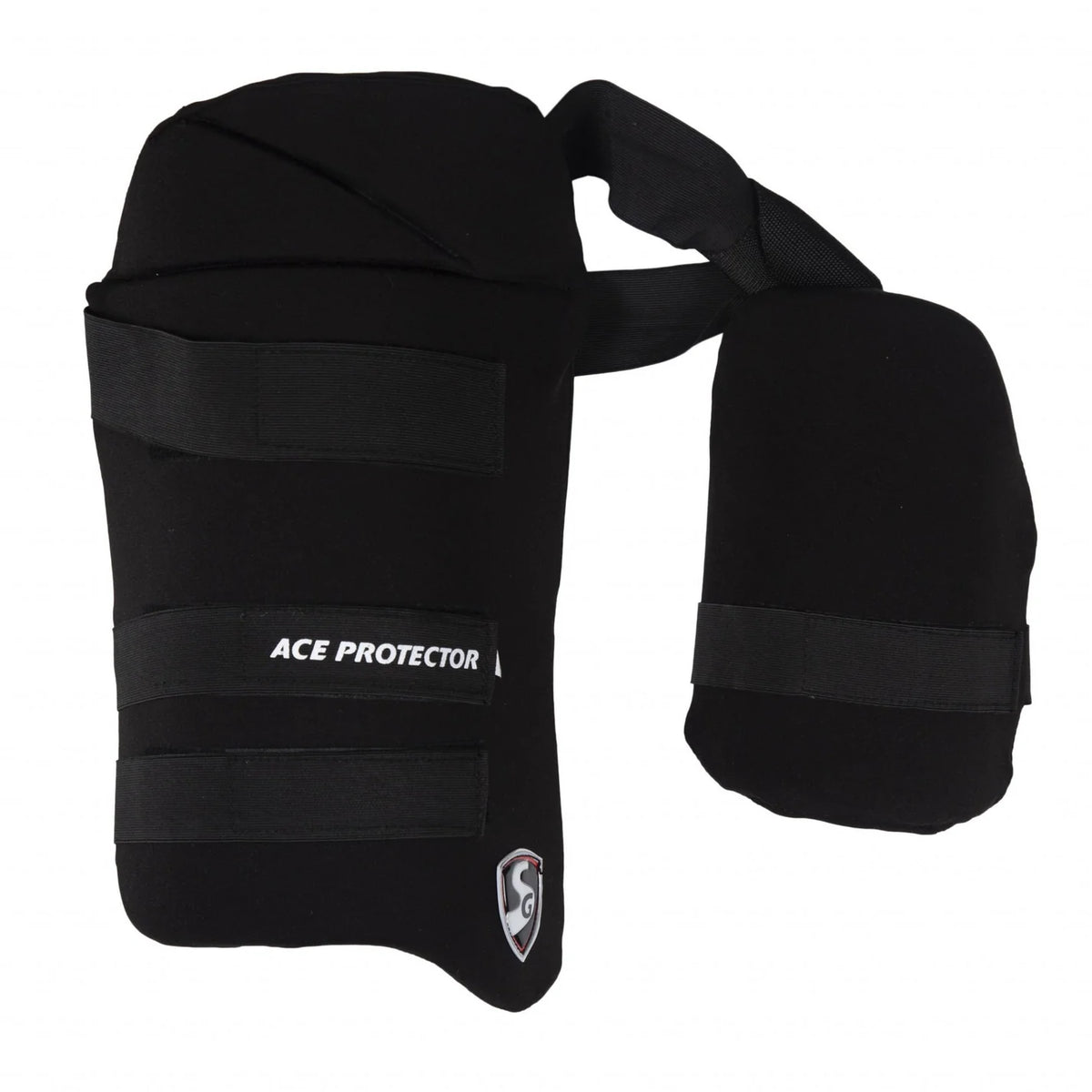 Pre-Order SG Combo Ace Protector cricket batting thigh pad (Black)
