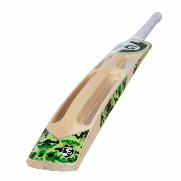 Pre-Order SG T-1400 Kashmir Willow Scoop Bat for Tennis Cricket Ball