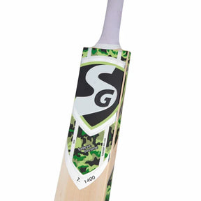 SG T-1400 Kashmir Willow Scoop Bat for Tennis Cricket Ball