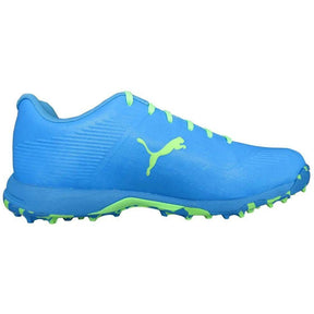 Puma 19 FH Rubber Stud Cricket Shoes Elektro Green Nrgy Blue