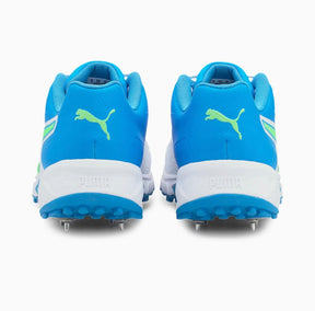 Puma 19.1 White-Nergy Blue-Elektro Green Shoes ecricstore 