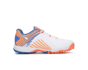 حذاء كريكيت PUMA 22 FH مطاطي للرجال باللون الأبيض الحمضي